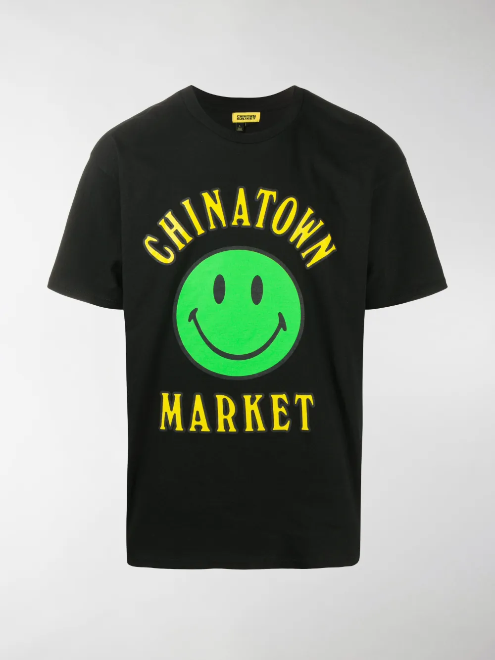 Image of Chinatown Market smiley-print crew-neck T-Shirt