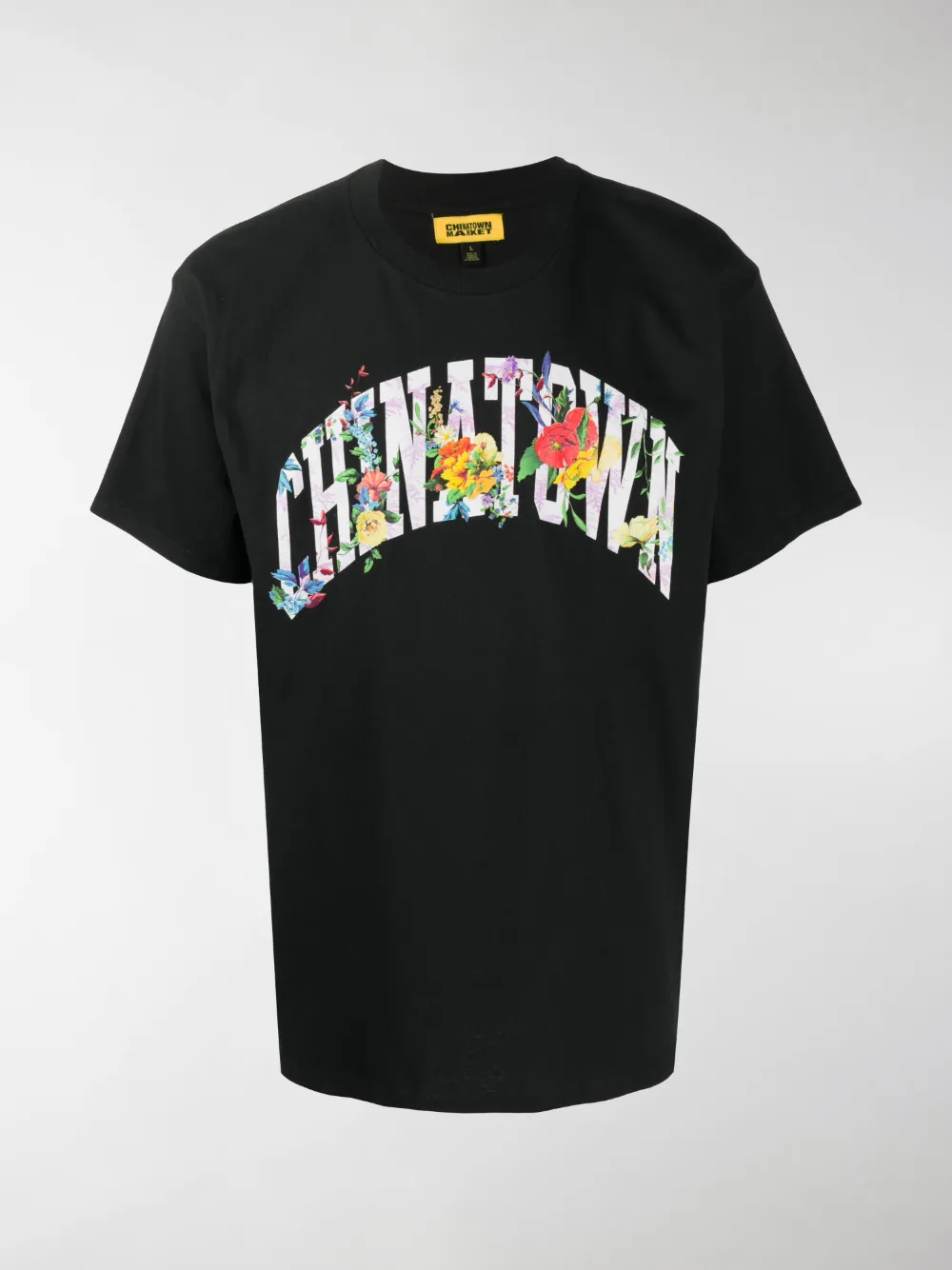 Image of Chinatown Market logo-print crew-neck T-Shirt