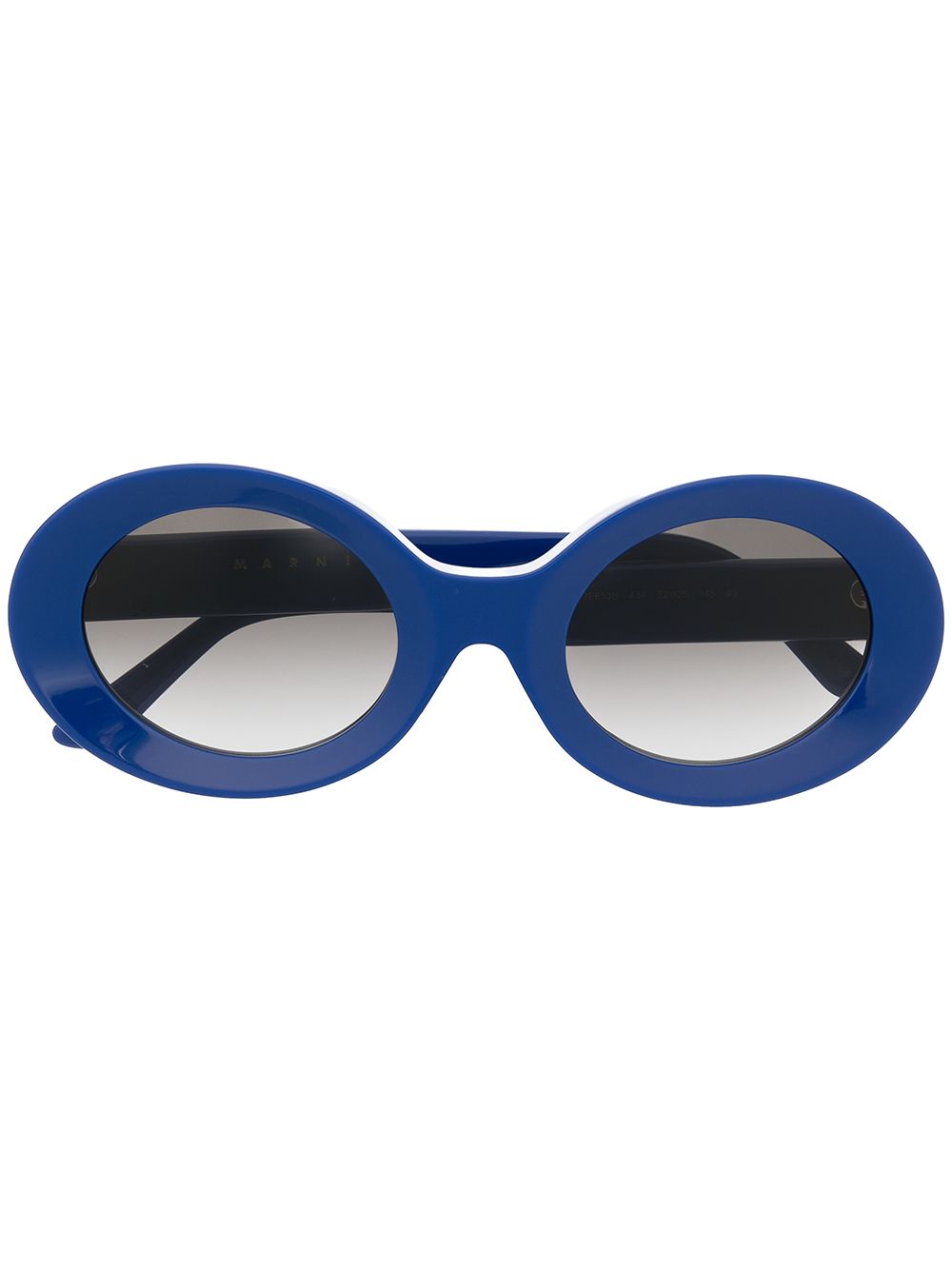 фото Marni eyewear солнцезащитные очки в овальной оправе