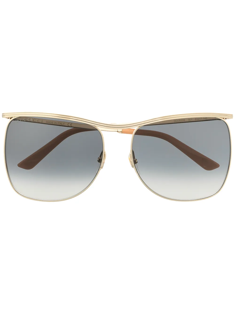 

Gucci Eyewear 0820S square-frame sunglasses - Gold
