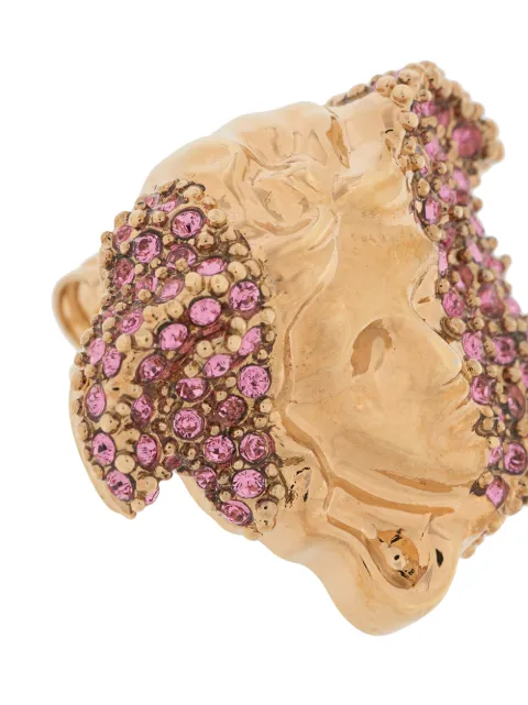 enamel medusa stud earrings