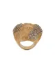 Image 1 of Versace crystal-embellished Medusa ring