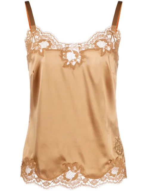 Dolce & Gabbana Blusa com acabamento em renda