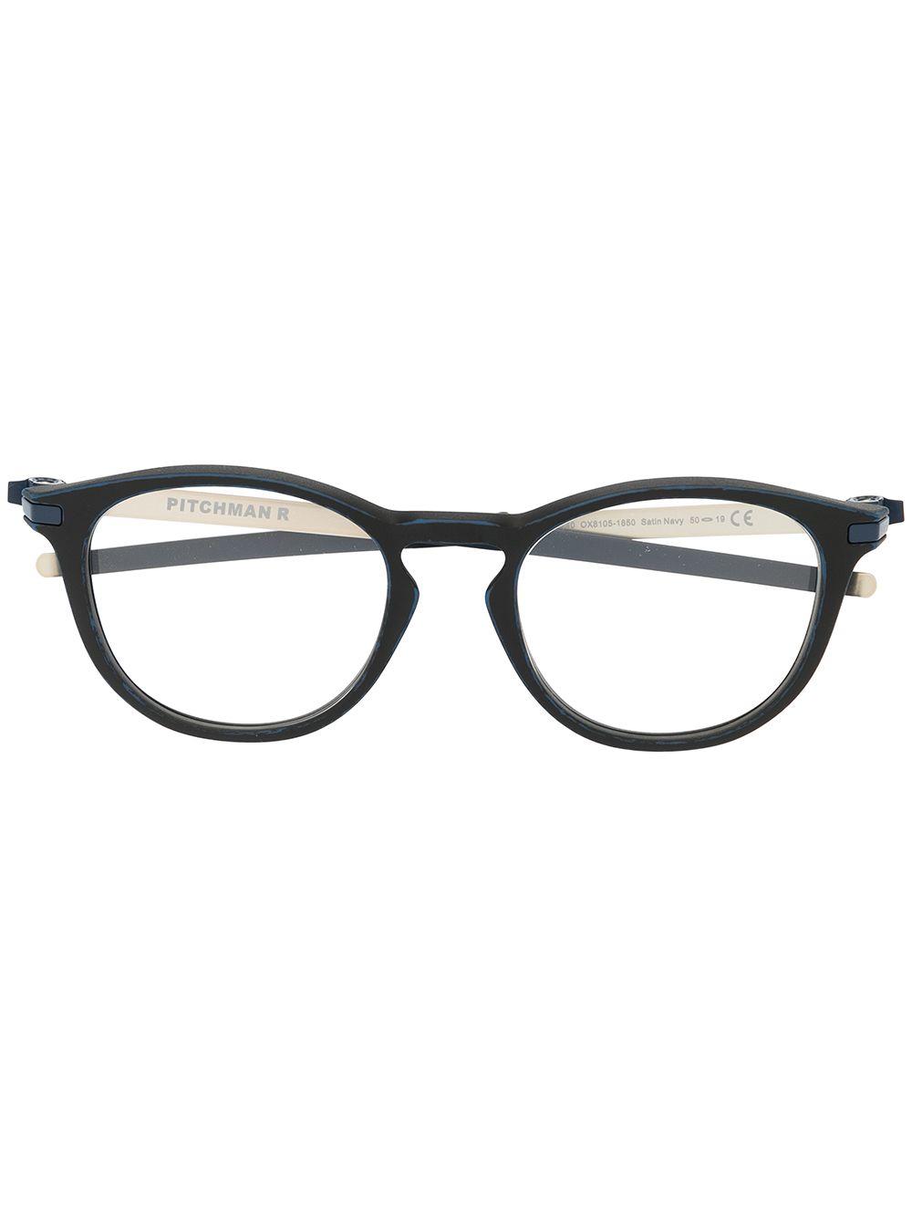 oakley lunettes de vue à monture ronde - bleu