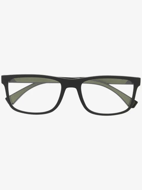 Emporio Armani square frame glasses