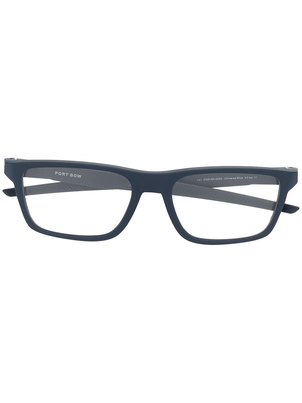 oakley lunettes de vue à monture carrée - bleu