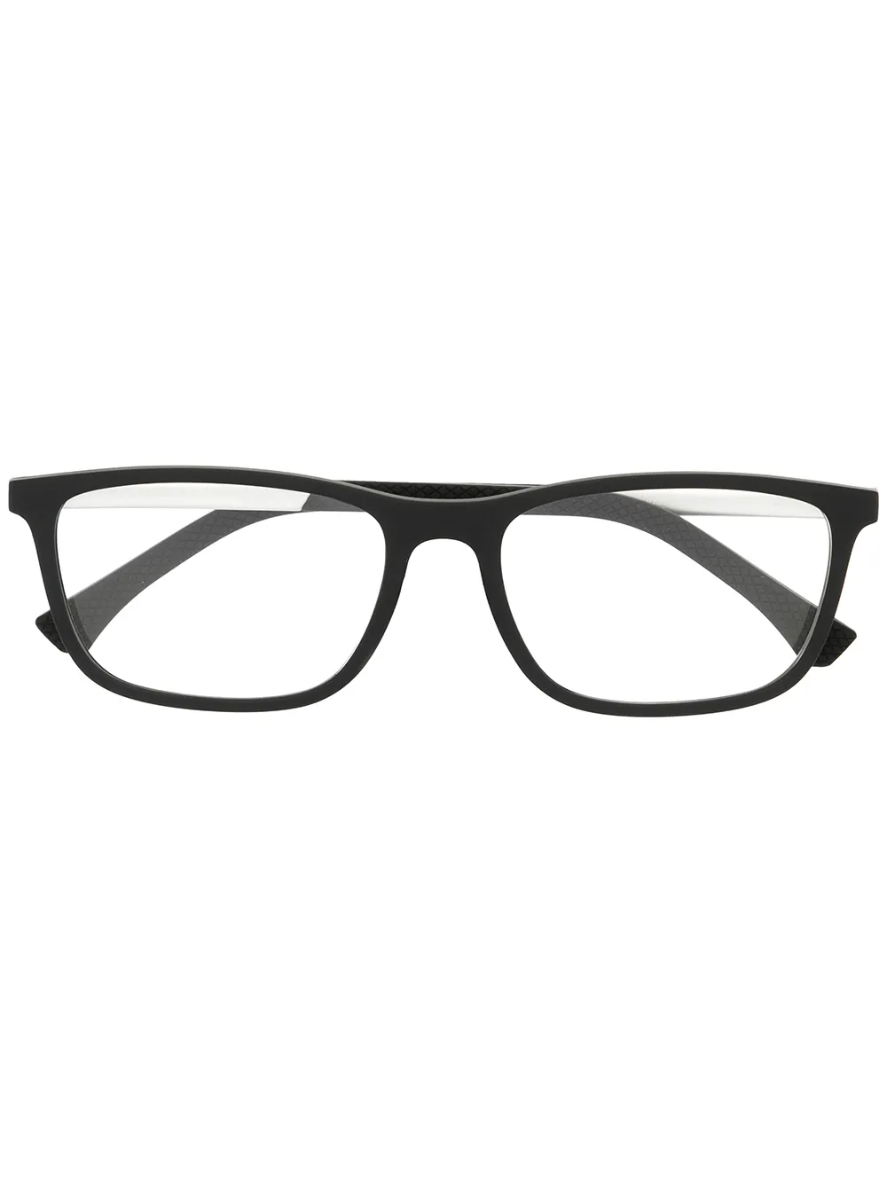 Emporio Armani square frame glasses | Grey | Image 1