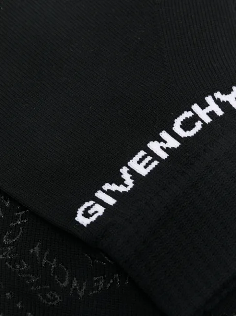 GIVENCHY LOGO PATTERN GLOVES