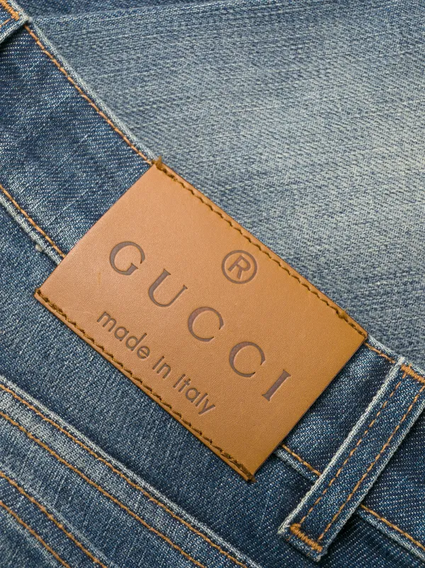 Gucci straight-leg low-rise jeans 