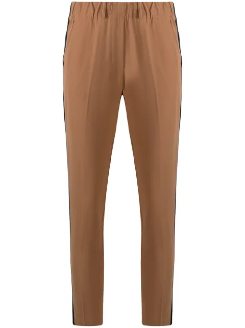 Blanca Vita side-strip slim trousers