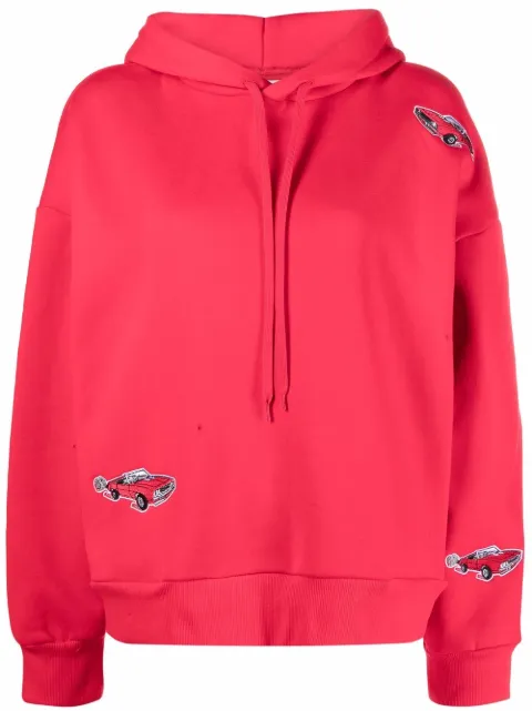 Natasha Zinko hoodie con auto bordado