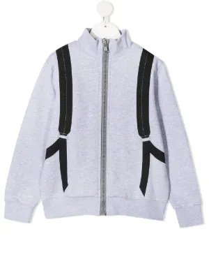 Fendi Kids ジップアップ スウェットシャツ | ブルー | FARFETCH JP