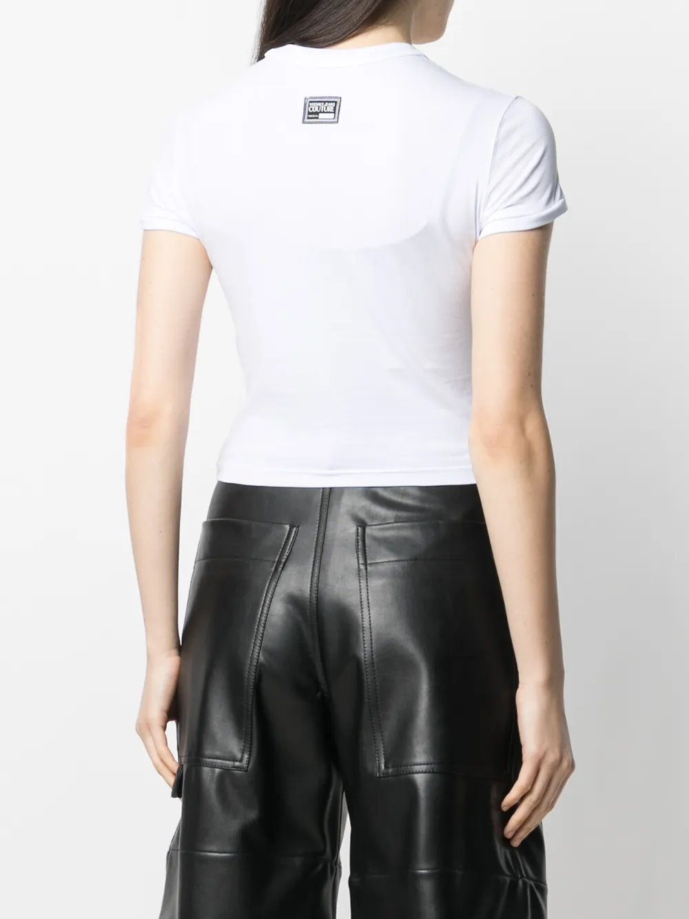 Versace Jeans Couture Logo-print T-shirt In White