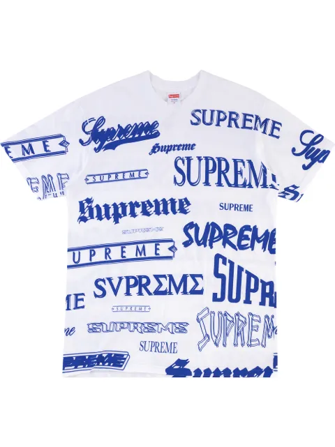 Supreme multi-logo T-shirt