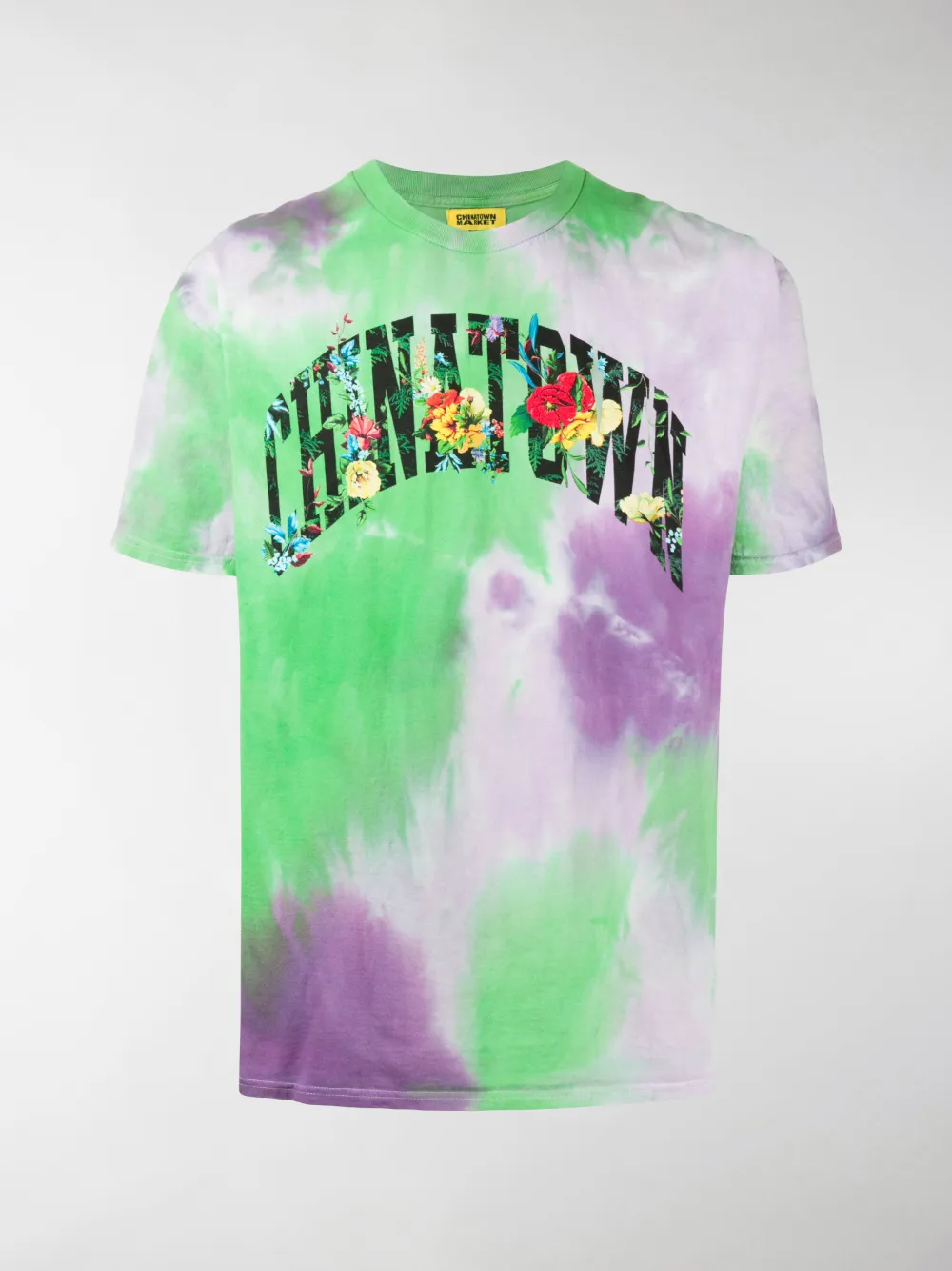 Image of Chinatown Market tie-die crew-neck T-Shirt