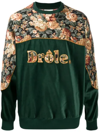 floral sweatshirt