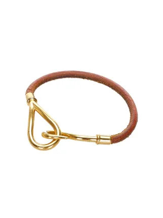 pre-owned hook leather bracelet展示图