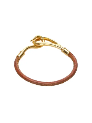 pre-owned hook leather bracelet展示图