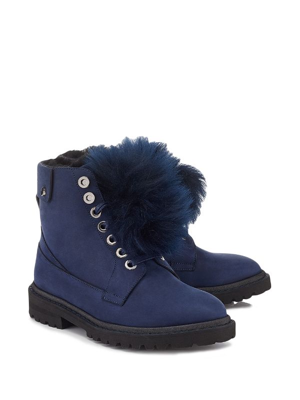 Jimmy Choo Shearling Lined Snow Boots 