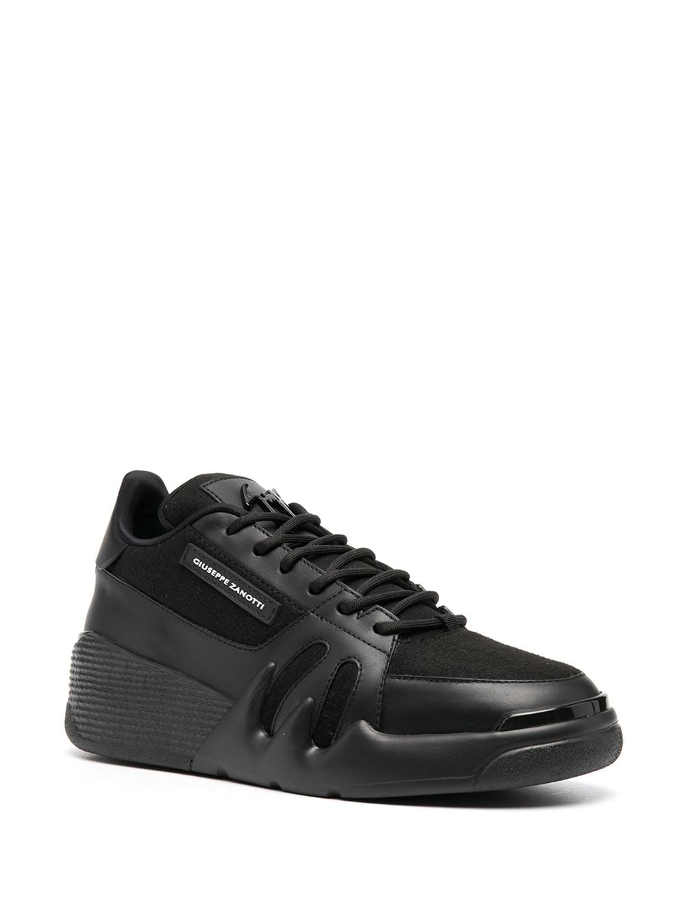 Giuseppe Zanotti Sneakers met vlakken - Zwart