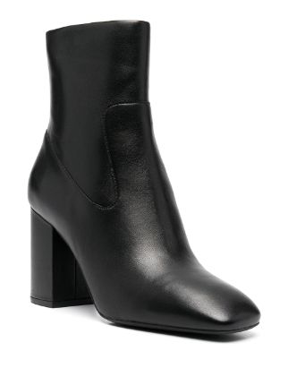 heeled leather ankle boots展示图