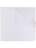 Eredi Chiarini cotton pocket square - White