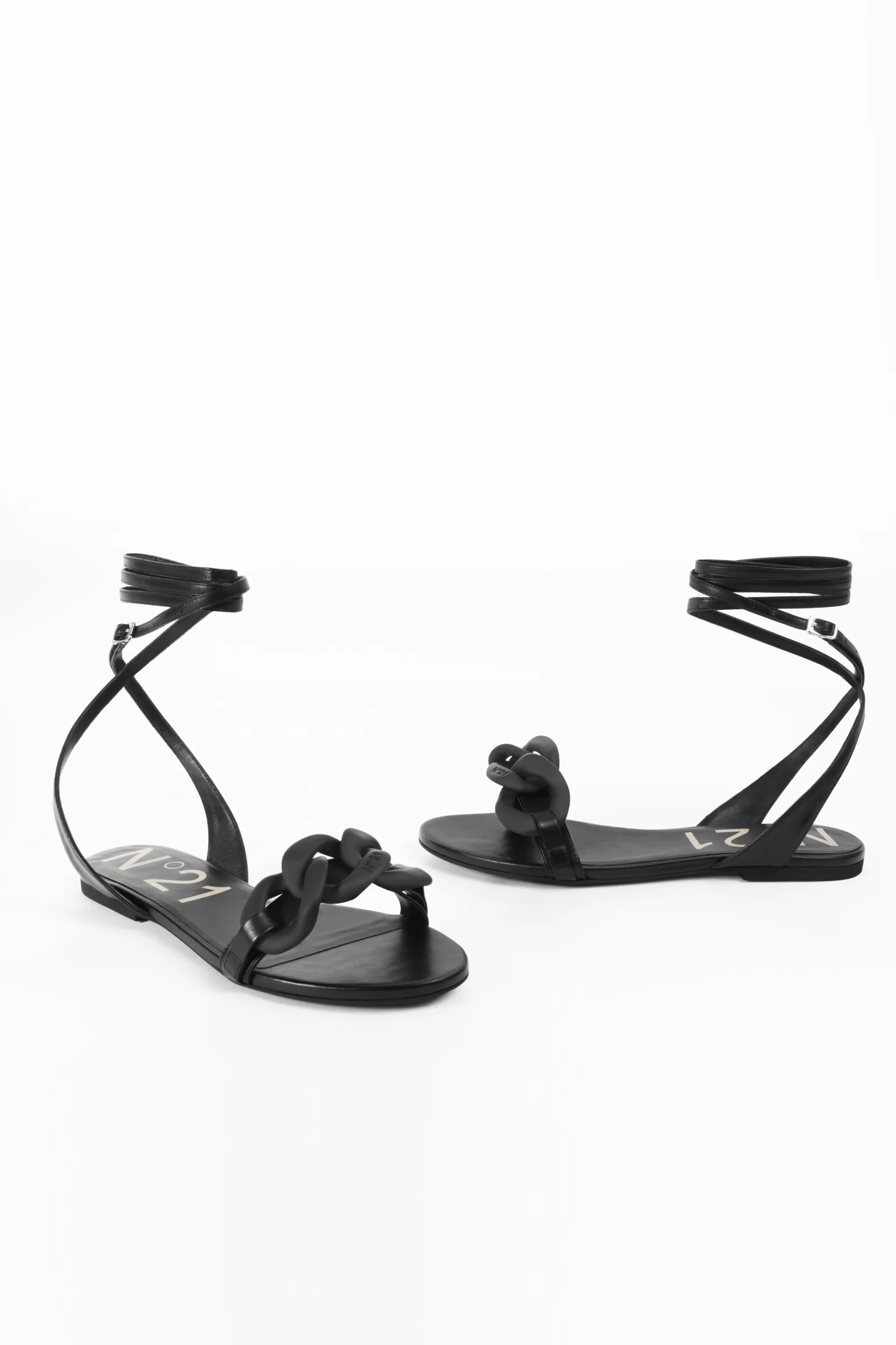 Chunky ChainEmbellished Sandals N°21 Official Online Store