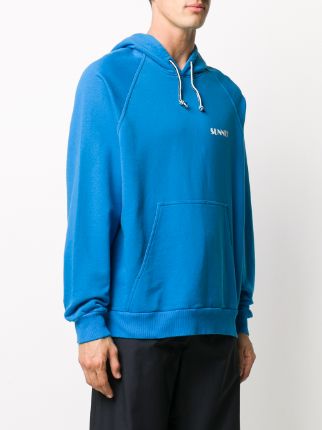 blue logo hoodie展示图