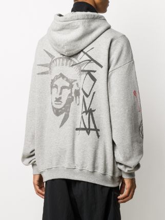 grey graffiti hoodie展示图