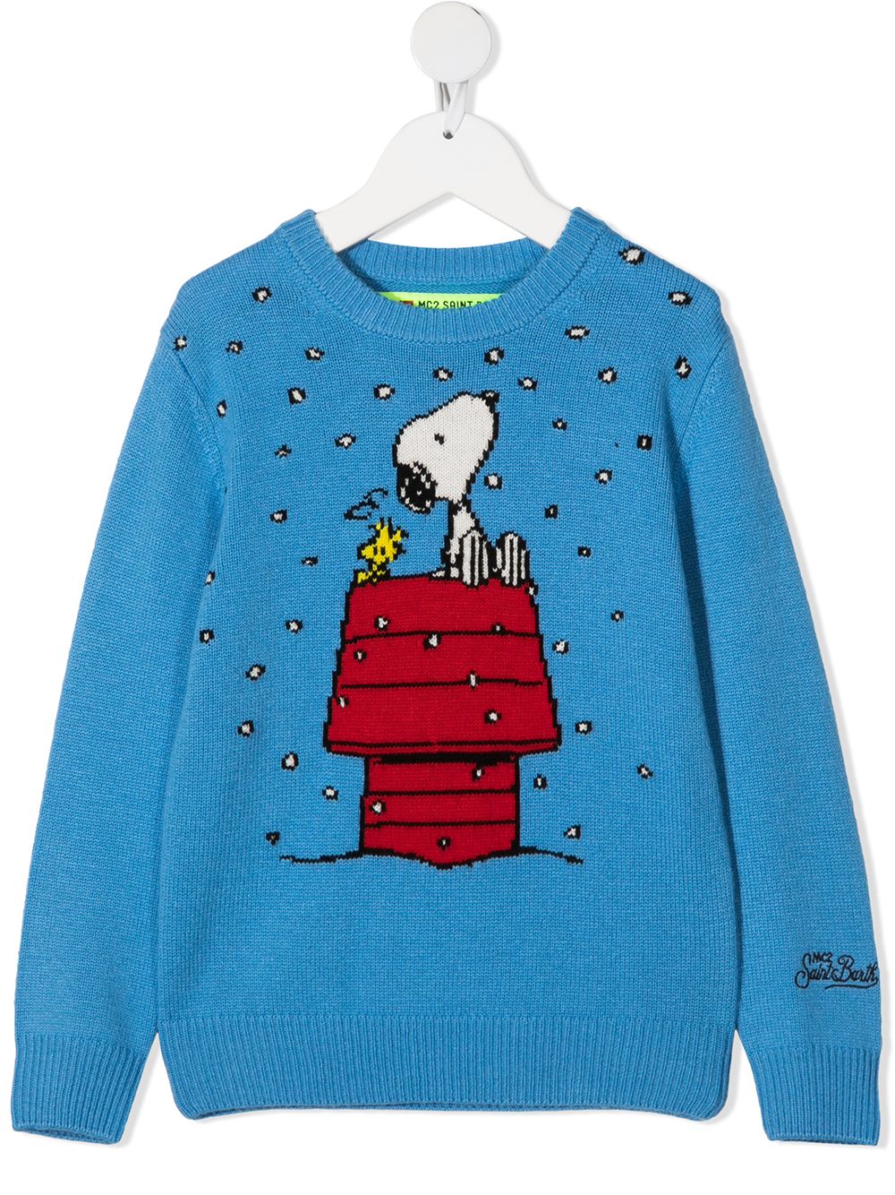 фото Mc2 saint barth kids джемпер с вышивкой snoopy