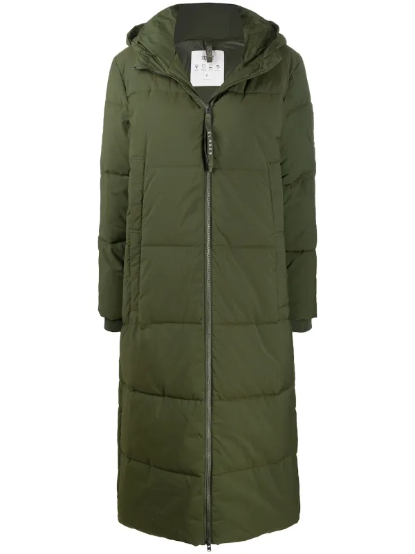 mid length padded coat