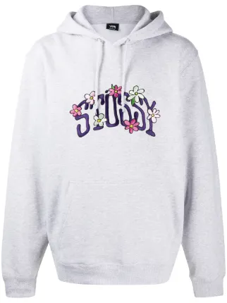 stussy hoodie floral