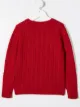 Image 2 of Il Gufo cable-knit wool jumper