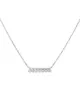 Image 1 of Dinny Hall 14kt white gold Shuga diamond slider necklace