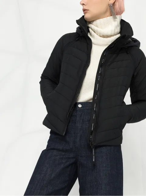 canada goose jacket black patch