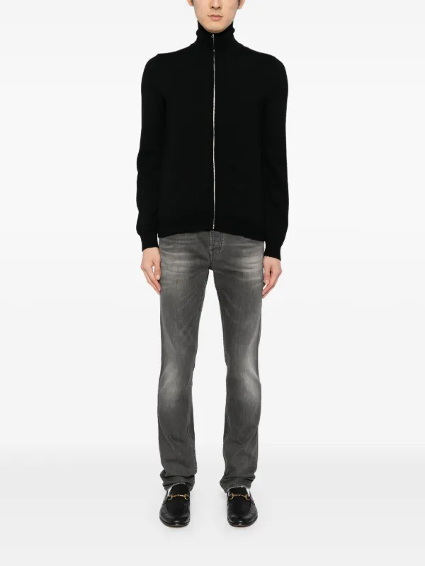 Gucci Distressed straight-leg Jeans | Grey | FARFETCH