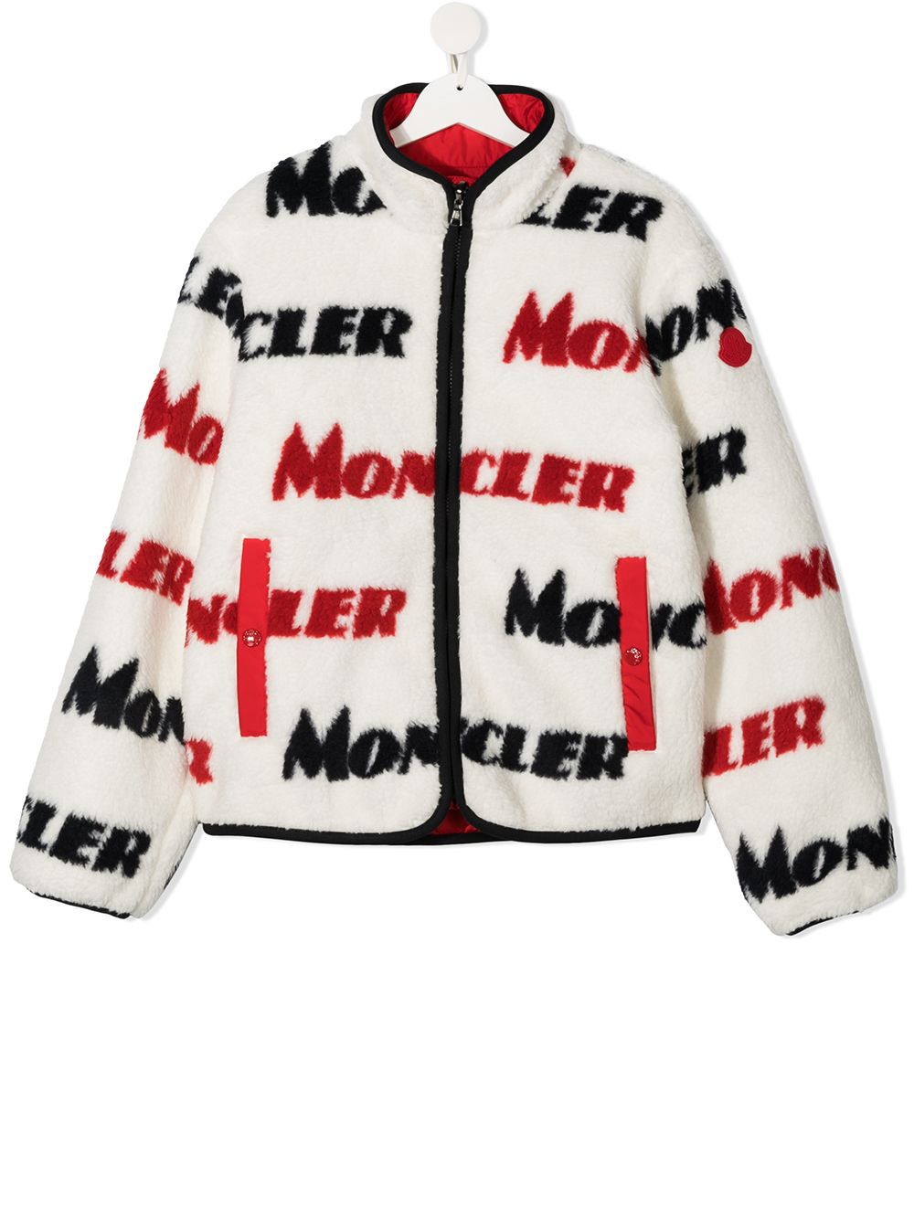 фото Moncler kids куртка на молнии с логотипом