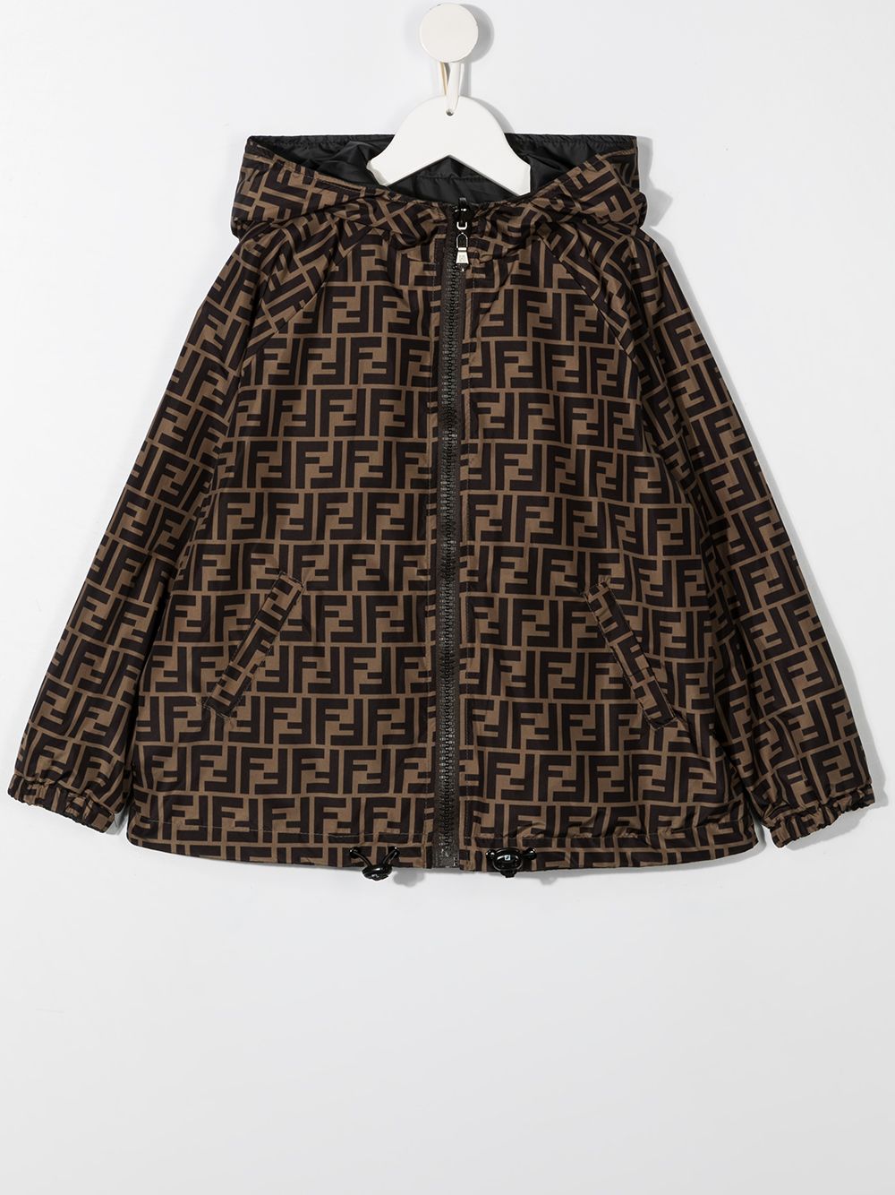 фото Fendi kids reversible ff-print jacket