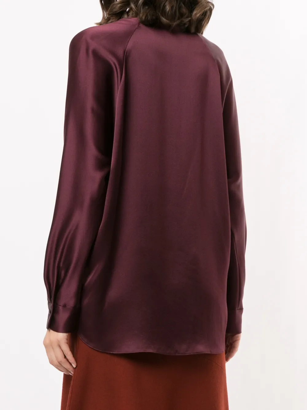 Vince Blouse met V-hals Paars