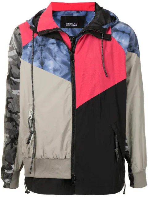 Mostly Heard Rarely Seen Every Which Way patchwork track jacket