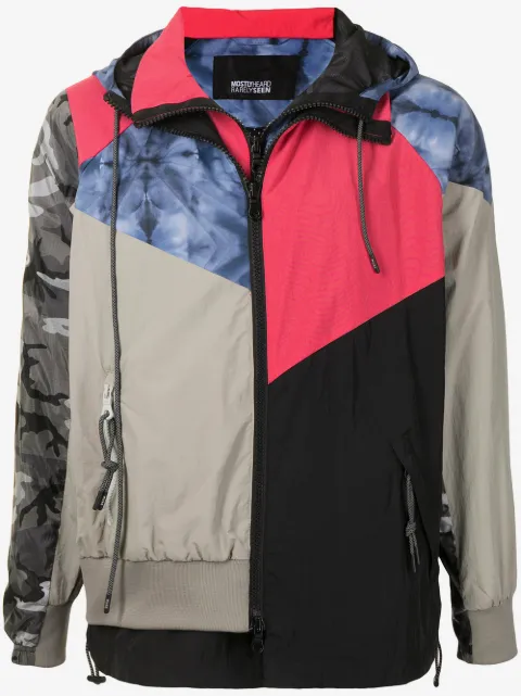 Mostly Heard Rarely Seen Every Which Way patchwork track jacket