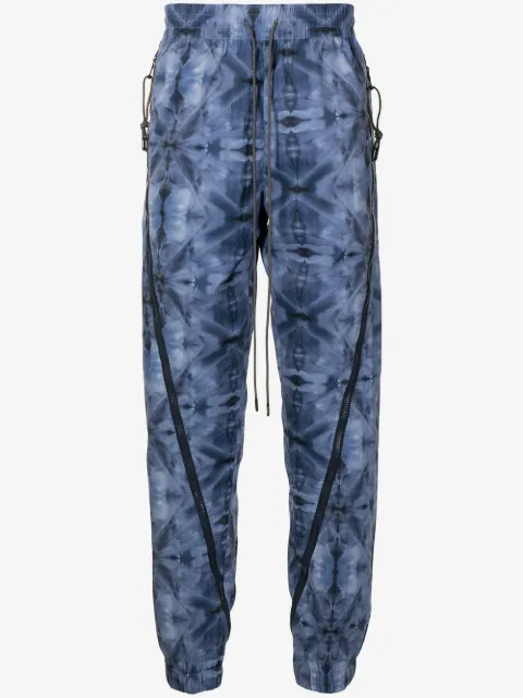 Mostly Heard Rarely Seen Kaleidoscope zipped jogging trousers