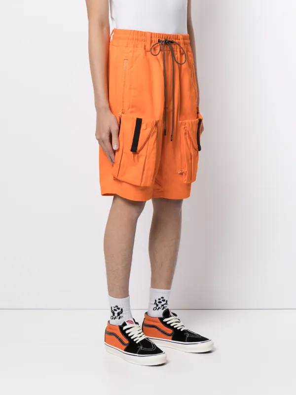 Mostly Heard Rarely Seen Zipoff Cargo Shorts | Orange | FARFETCH