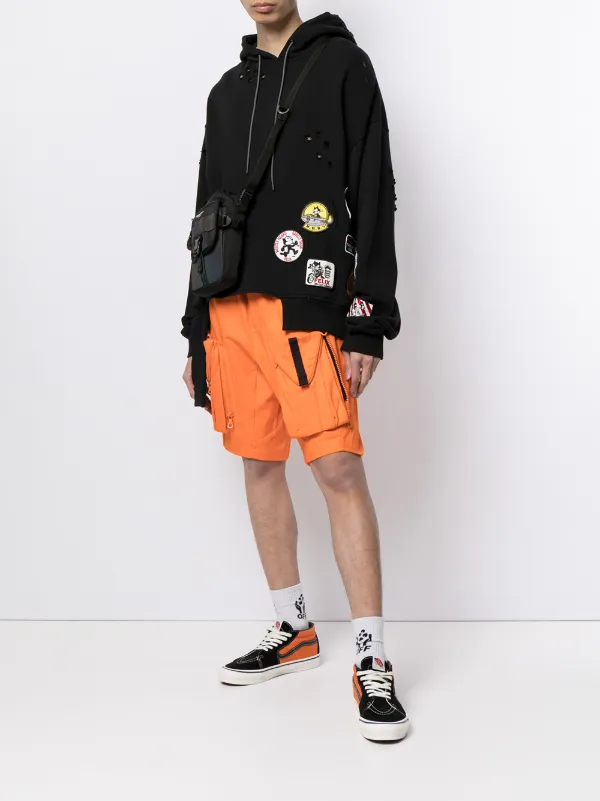 Mostly Heard Rarely Seen Zipoff Cargo Shorts | Orange | FARFETCH