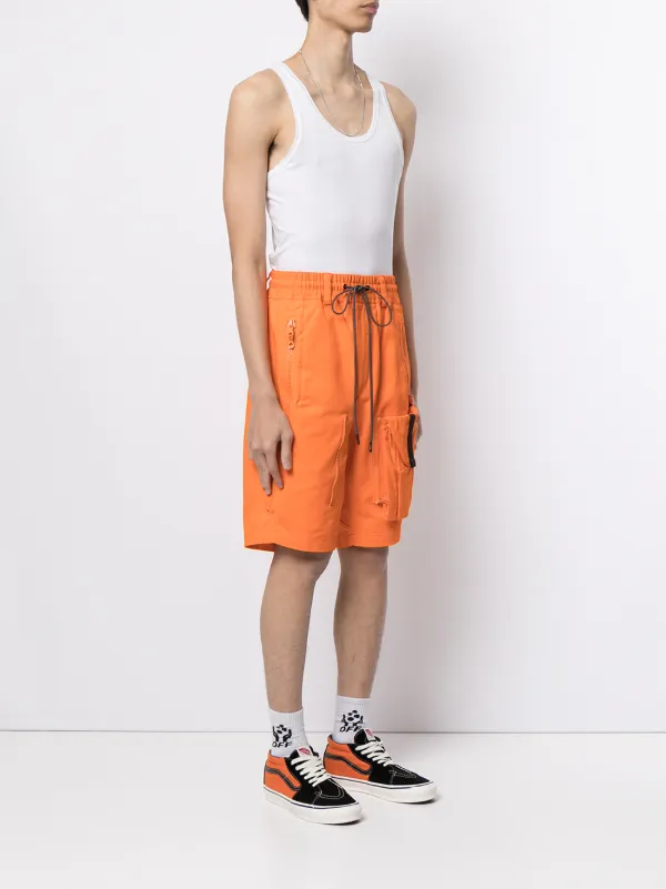 Mostly Heard Rarely Seen Zipoff Cargo Shorts | Orange | FARFETCH
