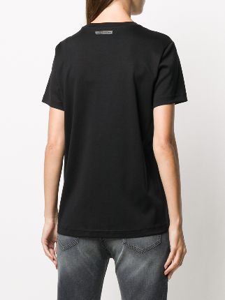 photographic-print short sleeved T-shirt展示图