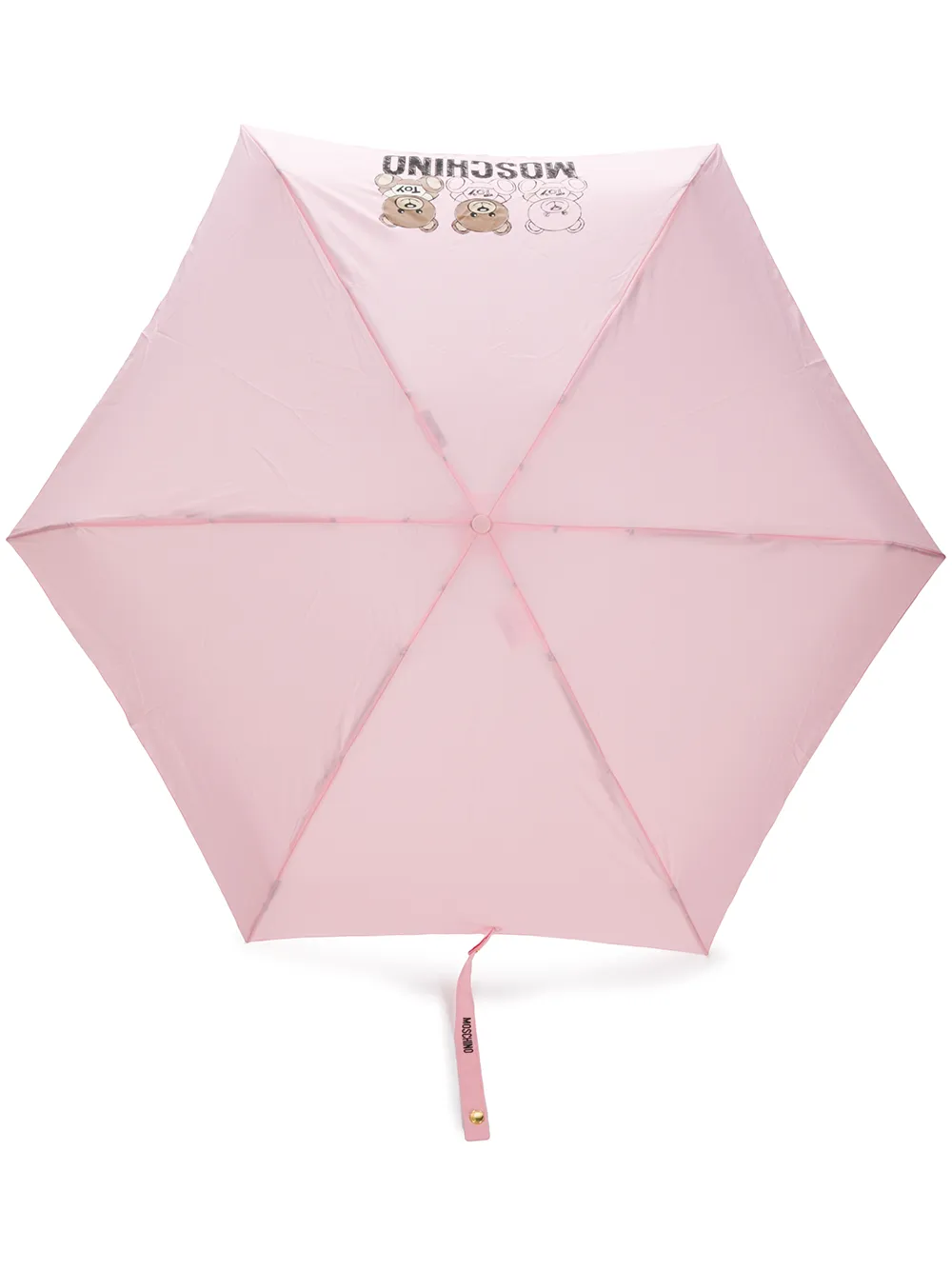 

Moschino teddy print umbrella - Pink