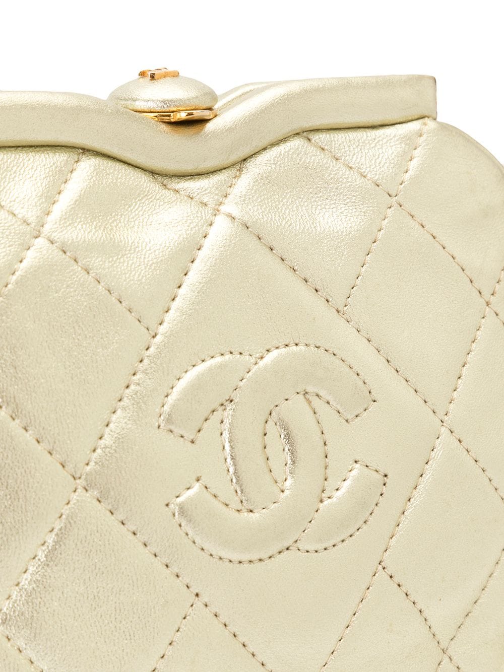 фото Chanel pre-owned стеганая поясная сумка 1990-х годов