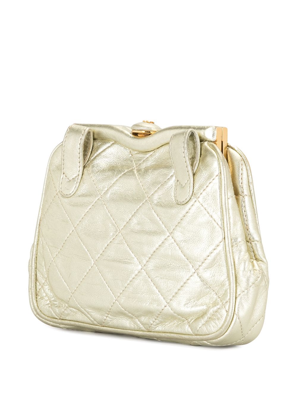 CHANEL Pre-Owned 1990 Diamond Quilted CC Belt Bag - Farfetch