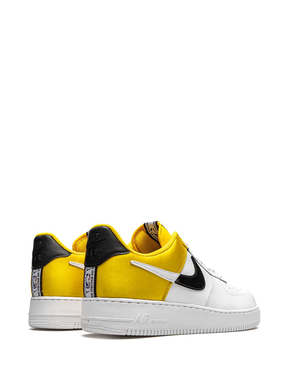 Shop Nike Air Force 1 '07 Lv8 1 "amarillo Satin" Sneakers In White